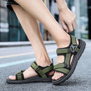 Sandália Masculina Antiderrapante com Fechamento em Velcro