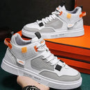 Tênis Masculino Casual Cano Alto em Couro Sintético